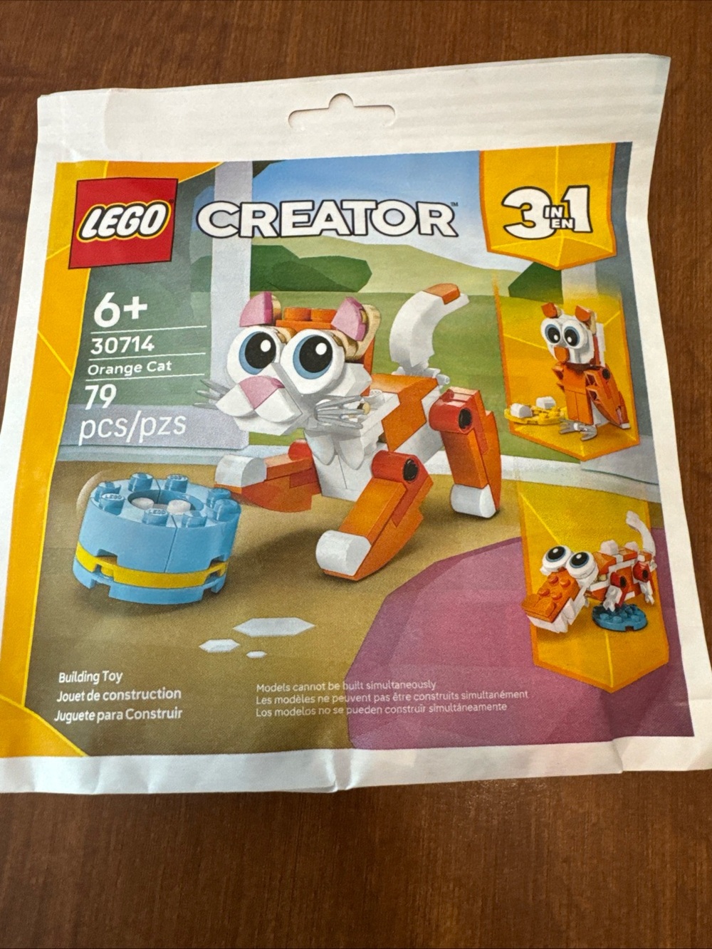 Lego creator three and one new sealed 30714 Orange cat exclusive